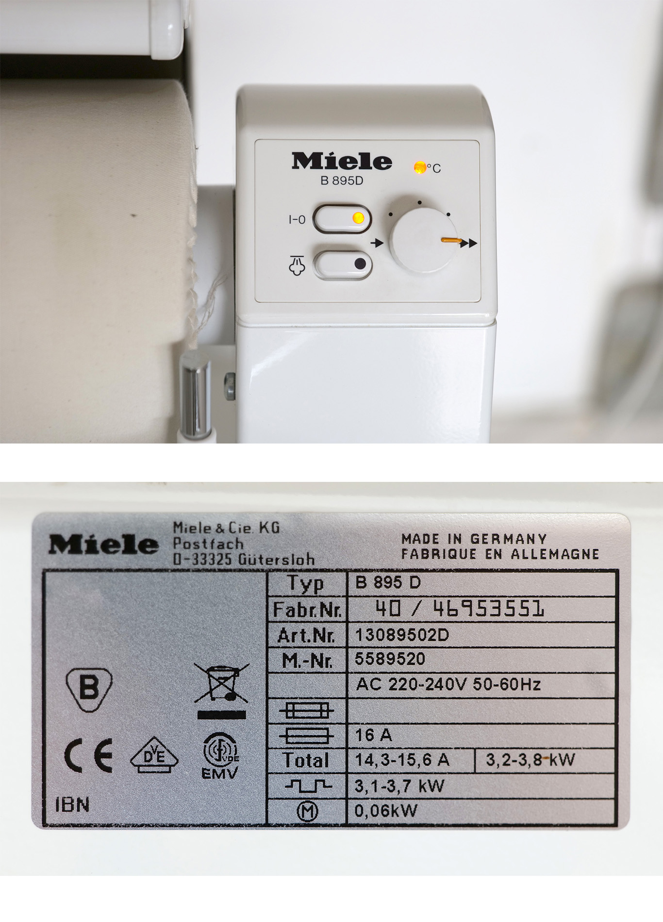 Miele Rotary Steam-Ironer